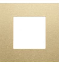 Niko - Afdekplaat enkelvoudig alu gold - 221-76100