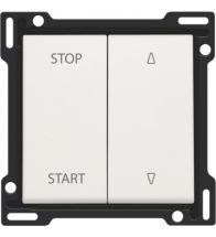 Niko - Set de finition interrupteur volets white - 101-65905
