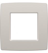 Niko - Afdekplaat enkelvoudig light grey - 102-76100