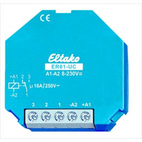 Eltako - Relais encastre 1W 8A 230V - ER61-UC | Solyd